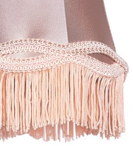Abajur de tecido com pinça rosa 12 cm - Granny