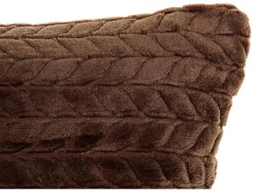 Almofada DKD Home Decor Castanho Poliéster Alumínio (45 x 10 x 45 cm)