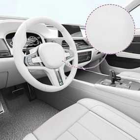 Películas para carro 2 pcs 100x150 cm branco 4D