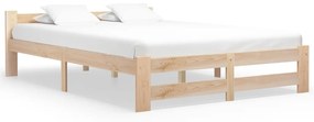 vidaXL Estrutura de cama 160x200 cm madeira pinho maciço