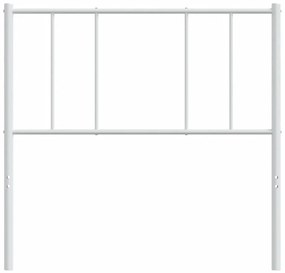 Cabeceira de cama 80 cm metal branco