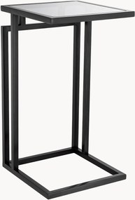 Mesa de apoio com tampo em vidro Marcus