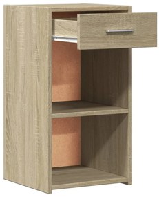 Mesas de cabeceira 2 pcs derivados de madeira carvalho sonoma