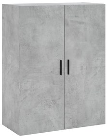 Armário alto 69,5x34x180 cm derivados de madeira cinza cimento