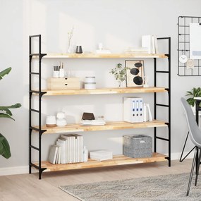 vidaXL Prateleira flutuante 3pcs 160x30x4cm acácia maciça não tratada