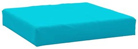 Almofadões p/ móveis de paletes 3 pcs tecido oxford turquesa