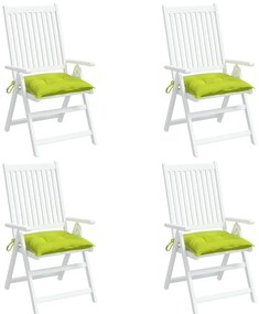 Almofadões móveis de paletes 4pcs tecido oxford verde brilhante