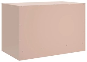 Móveis de TV 2 pcs 67x39x44 cm aço rosa