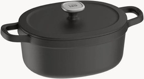 Panela de ferro fundido com tampa Graphite
