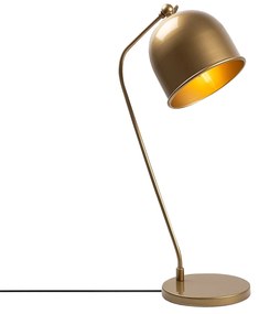 Candeeiro de Mesa Sanika – Dourado – 18 x 30 x 56 cm