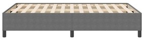Cama vidaXL Cinza Claro 140x200 cm em Tecido Cotelê