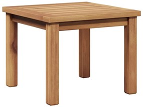 Mesa de centro Castanho 45 x 45 x 36 cm Madeira de teca sólida
