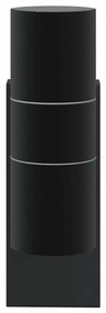 Luzes de Parede Externas 2 pcs Aço Inoxidável Preto IP44