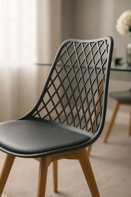 Pack 4 Cadeiras Mima - Cinza escuro