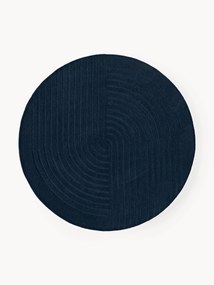 Tapete redondo em lã artesanal Mason