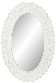 Espelho de Parede Dkd Home Decor Cristal Mdf Branco (58 X 2,5 X 86 cm)