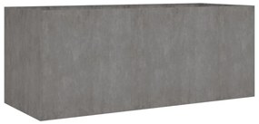Canteiro elevado de jardim 200x80x80 cm aço corten