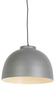 Candeeiro suspenso escandinavo cinza 40 cm - Hoodi Moderno