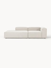 Chaise longue modular em bouclé Lennon