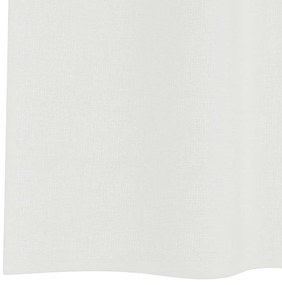Cortinas de voile com laços 2 pcs branco 140x140 cm