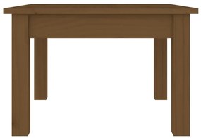 Mesa de centro 45x45x30 cm pinho maciço castanho mel