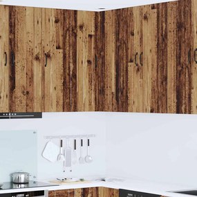 vidaXL Armário de Cozinha com porta Madeira antiga 57 x 57 x 100 cm