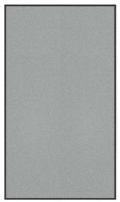 vidaXL Capacho 115x200 cm cinzento