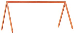 Telhado cama infantil 199x95,5x88 cm pinho maciço castanho mel