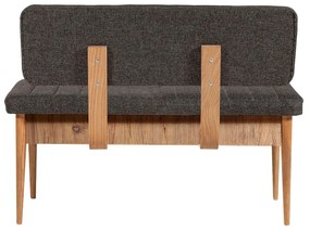 Conjunto de Mesa de Jantar Extensível Vina – Pinho Atlântico Antracite