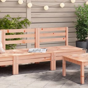 vidaXL Sofás s/ apoios braços p/ jardim 2pcs madeira de douglas maciça