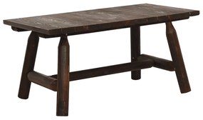 3 pcs conjunto lounge de jardim madeira de abeto maciça