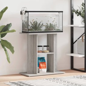 vidaXL Suporte de aquário 60x30x60cm derivados de madeira cinza sonoma