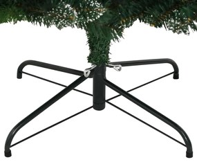 Árvore de Natal artificial articulada c/ bagas vermelhas 210 cm