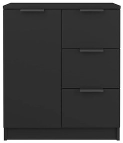 Aparador 60x30x70 cm derivados de madeira preto