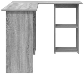 Secretária Cinzenta Cinzento Sonoma MDF Média Armazenagem