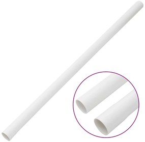 Calhas para cabos com clipes Ø30 mm 30 m PVC