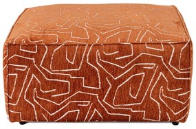 Pouffe Lora – Laranja – 85x85x40 cm