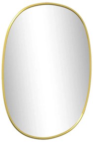 Espelho de parede 30x25 cm dourado