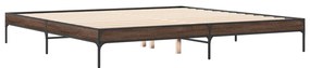 Estrutura de cama 200x200cm derivados madeira/metal