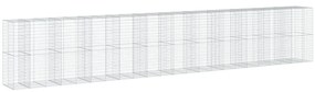 Cesto gabião com cobertura 1150x100x200 cm ferro galvanizado