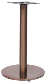 vidaXL Perna para mesa de bistrô Ø45x72 cm aço inoxidável dourado