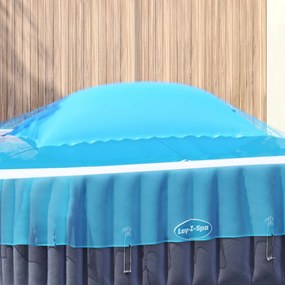 vidaXL Travesseiro de Piscina para o Inverno Azul 380 x 180 x 140 cm