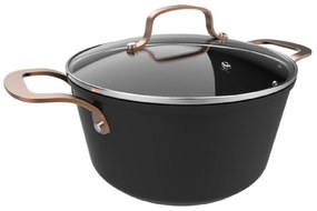 Panela Polka Fantasy 24 Pot Golden Diâmetro 24 cm, capacidade 4,5 l, alumínio forjado, revestimento antiaderente Platinum Plus Teflon, livre PFOA, ade