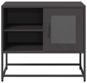 Móvel de TV 68x39x60,5 cm aço preto