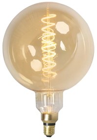 Lâmpada LED regulável E27 filamento espiral G200 3W 200 lm 2100K