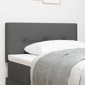 Cabeceira vidaXL Cinza escuro Madeira 90 cm Design Estiloso