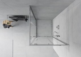 Mexen Rio cabine de duche quadrada 90 x 90 cm, transparente, cromado - 860-090-090-01-00
