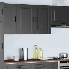 Armário de parede de cozinha Porto derivados de madeira preto