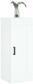 Armário de parede 34,5x34x90 cm derivados de madeira branco