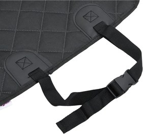 Assento de carro para cão 45x45x25/55 cm preto